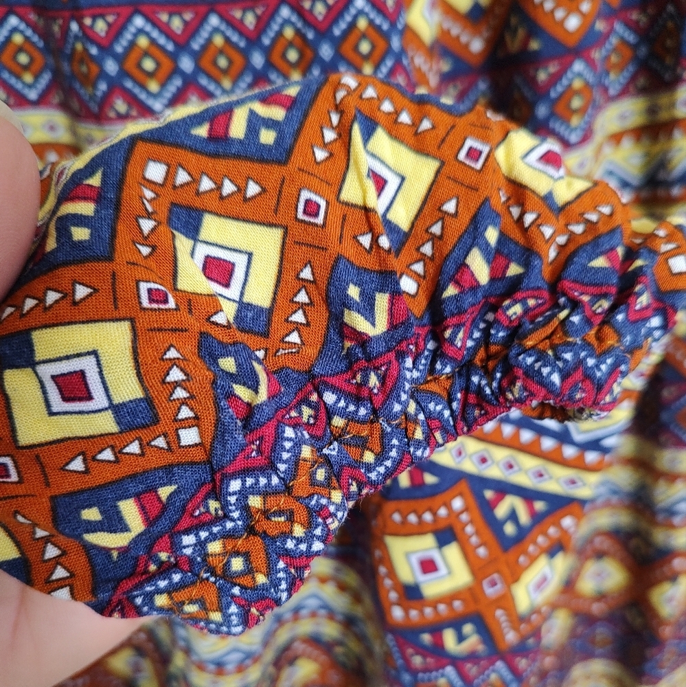 Hippocampo Bohemian Patterned Women's Harem Pants - Picture 6 of 7